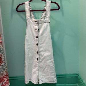 Urban Outfitters BDG white overalls
